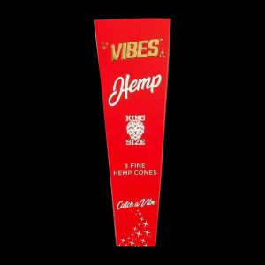 VIBES King Size Pre-Rolled Hemp Cones - 3 Pack