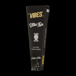 VIBES King Size Pre-Rolled Ultra Thin Cones - 3 Pack