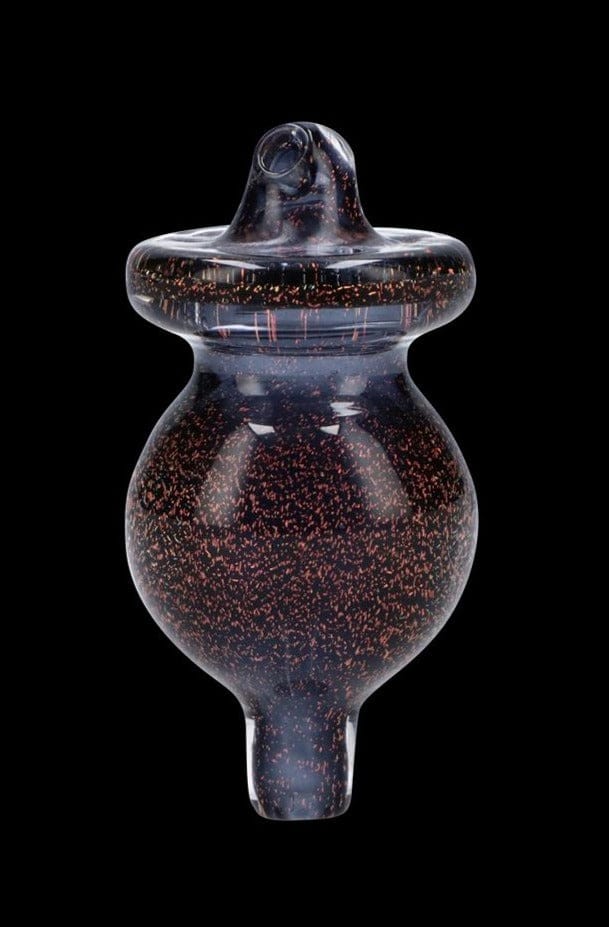 Glass Bubble Carb Cap with Frit