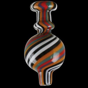 Multi-Color Spiral Ball Carb Cap for Dabbers
