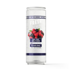 D8 Nano Black Raz THC Seltzer - 300mg - Fresh