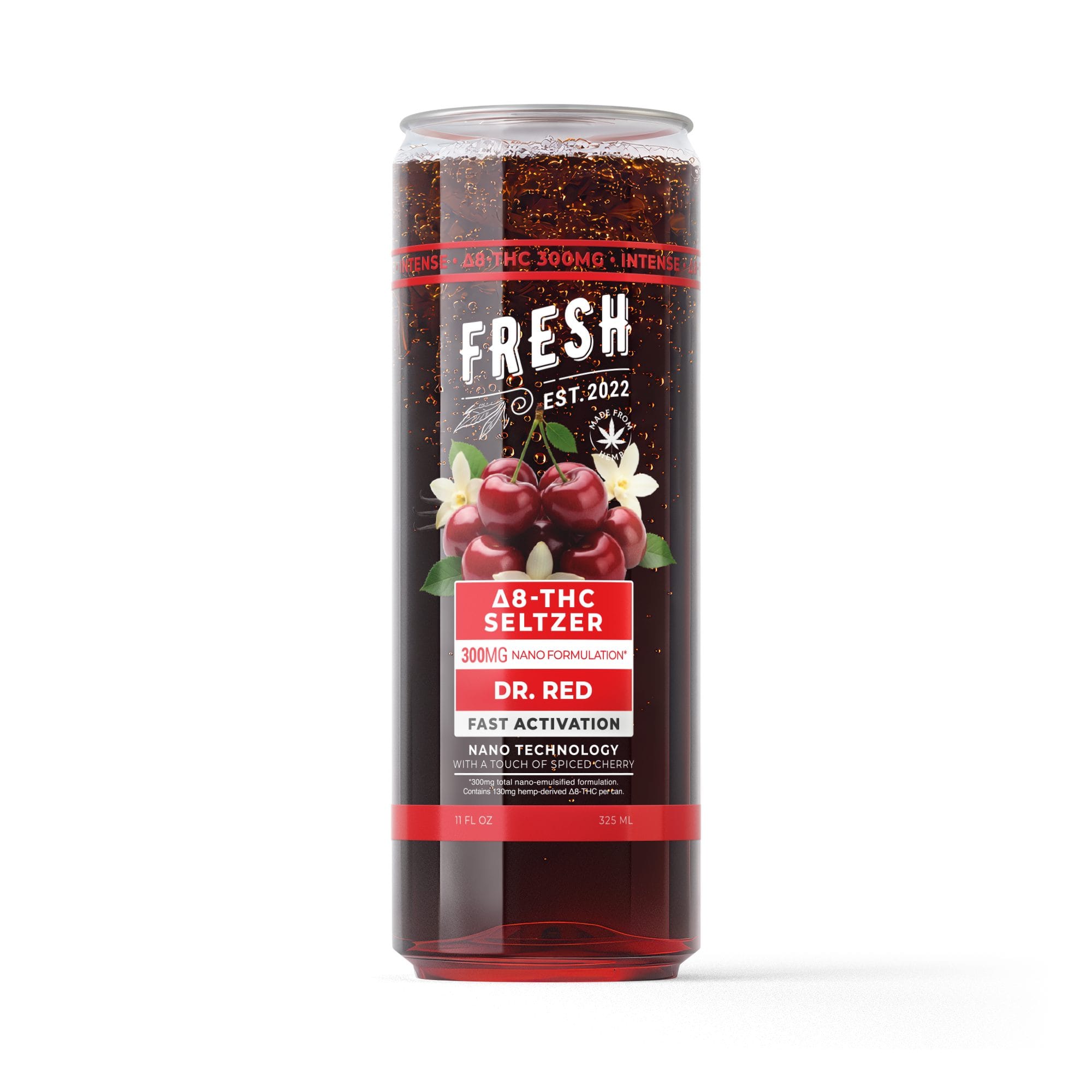 d8 nano drred thc seltzer 300mg fresh 0