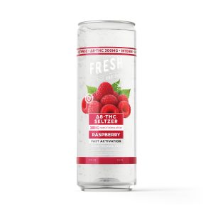 d8 nano raspberry thc seltzer 300mg fresh 0