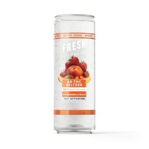 d8 nano strawberry peach thc seltzer 300mg fresh 0