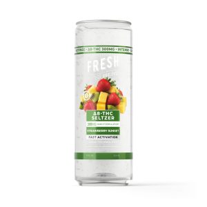 d8 nano strawberry sunset thc seltzer 300mg fresh 0