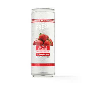 d8 nano strawberry thc seltzer 300mg fresh 0