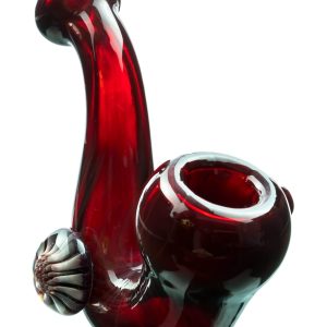 Mushroom Milli Thick Glass Sherlock Pipe