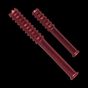 Digger One Hitter Pipe - Anodized Aluminum Bat - Red