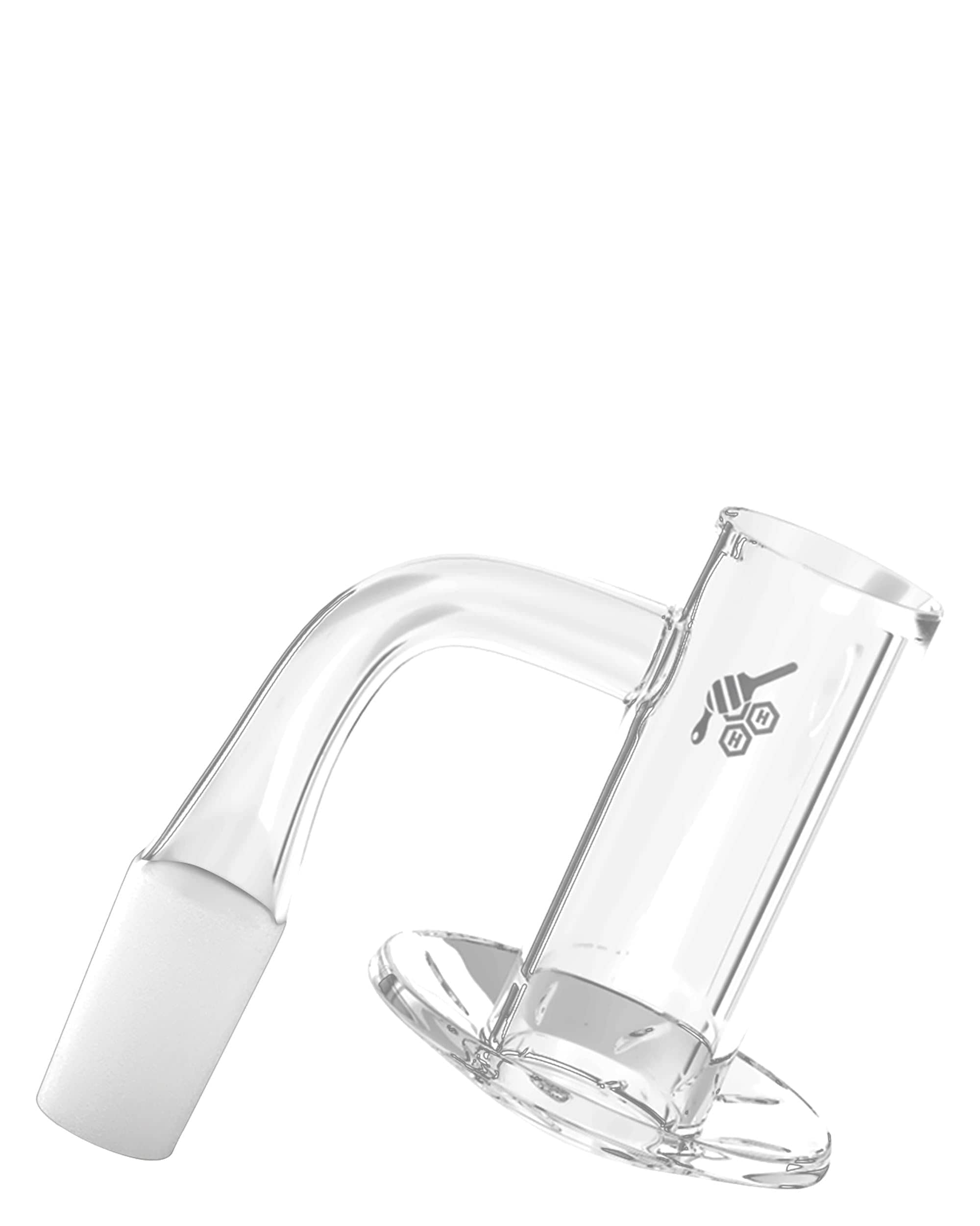 Honeybee Herb Beehive Quartz Banger - 90° Degree | Yl - 18mm / Male