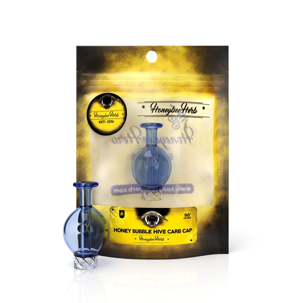 Honey Hive Bubble Carb Cap - Blue