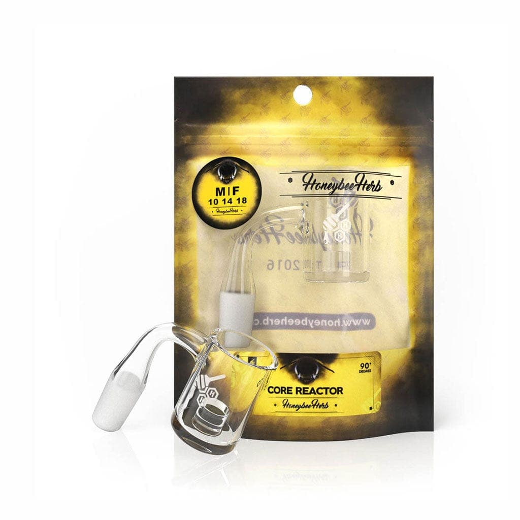 Core Reactor Quartz Banger - 90° | Yellow Line