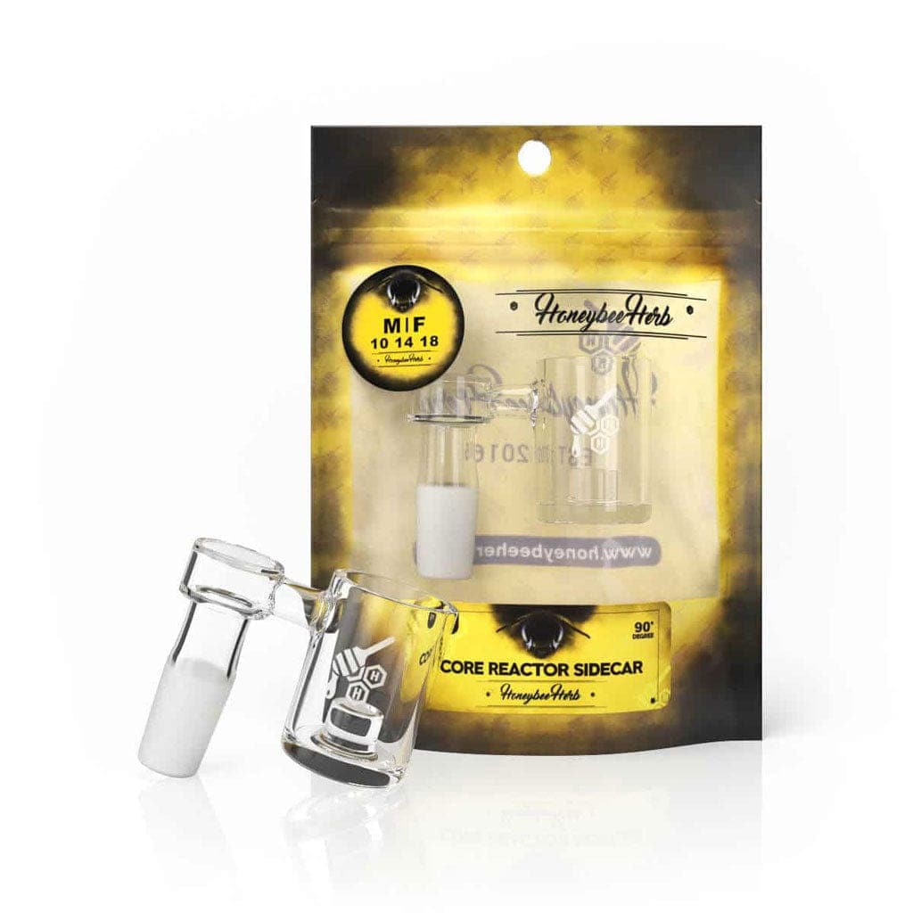 Core Reactor Sidecar Quartz Banger - 90° | Yellow Line
