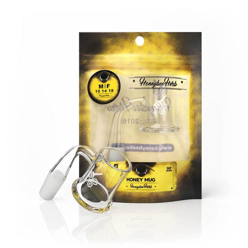 Honey Mug Quartz Banger - 90° | Yellow Line