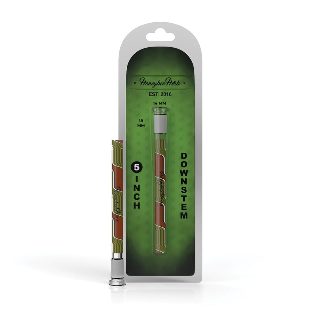 CHROMATIC STRIPE DOWNSTEM - 5in / Orange/Green