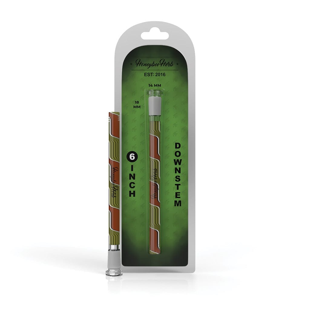 CHROMATIC STRIPE DOWNSTEM - 6in / Orange/Green