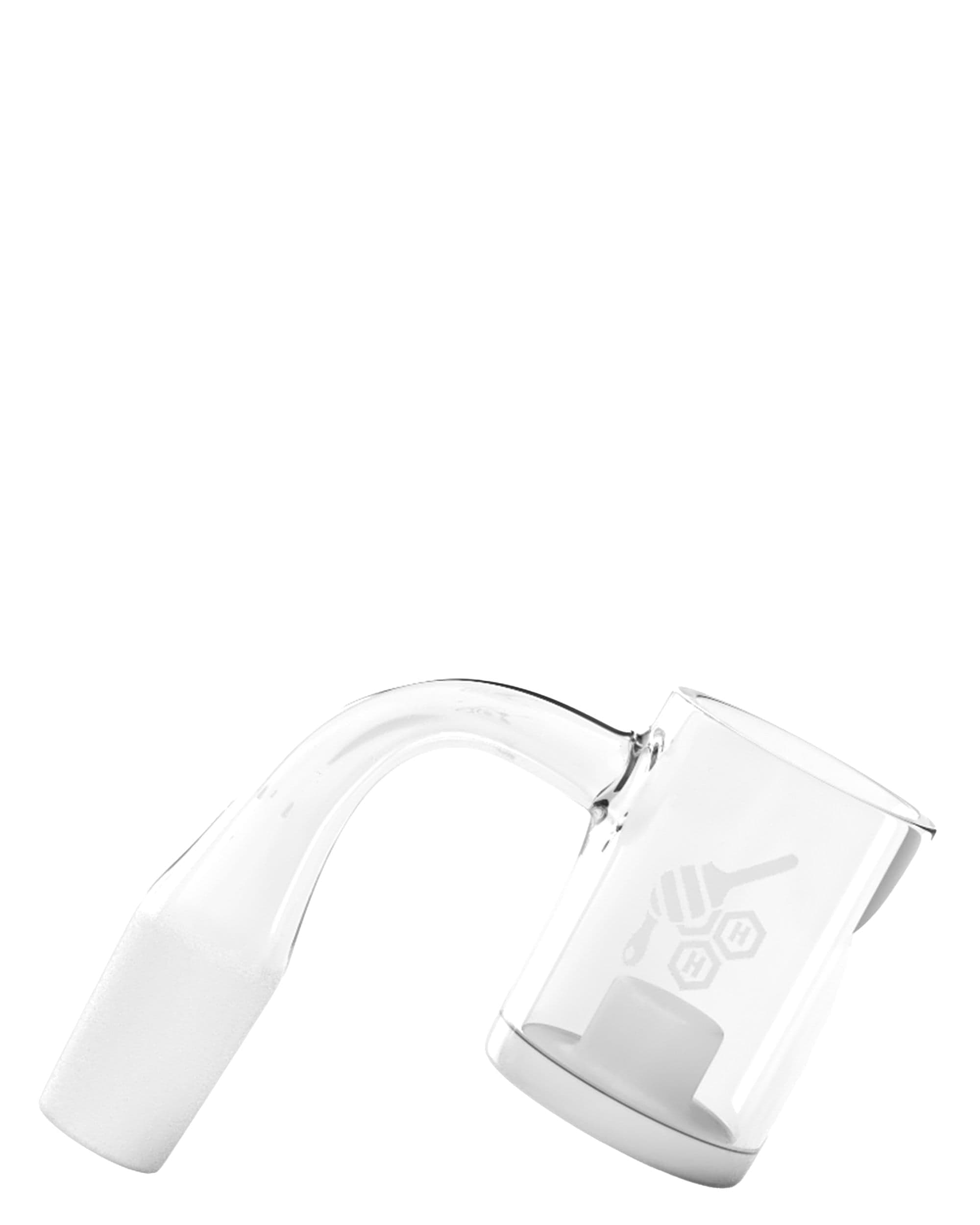Honey & Milk Core Reactor Quartz Banger - 90° | Yellow Line - 10mm / Male