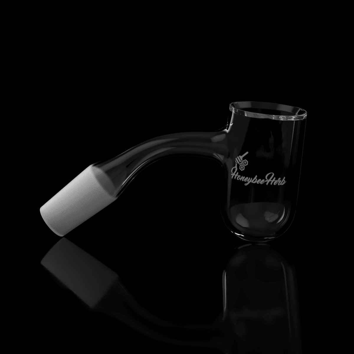 Honey Bevel Deep Bowl Quartz Banger - 45° Degree | Bl - 14mm / Male