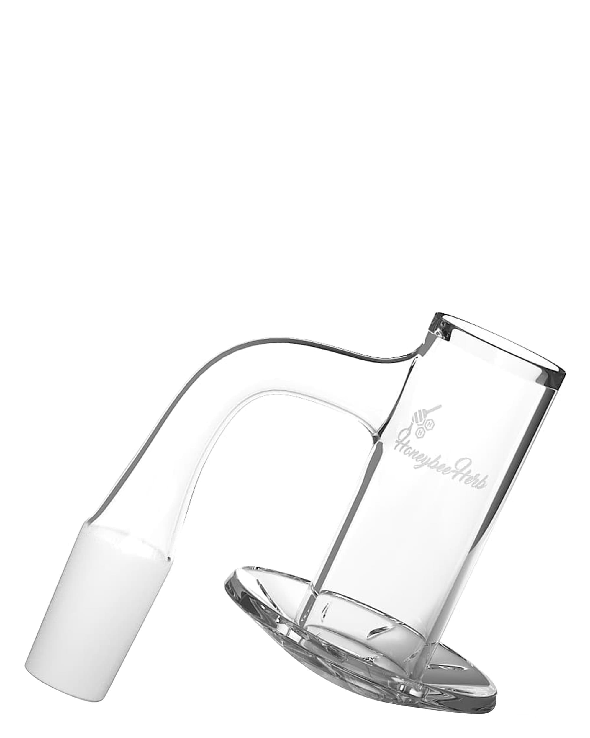 Honeybee Herb Beehive Quartz Banger - 90° | Black Line - 10mm / Male