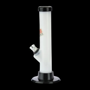 Acrylic Straight Tube Mini Bong with Carb Hole