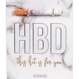 🍰 HBD Birthday Cannabis Greeting Card - One Hitter Kard