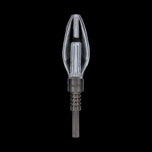 Bulbous Glass Nectar Collector with Titanium Nail