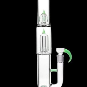 Calibear Gridded Flame Perc Water Pipe