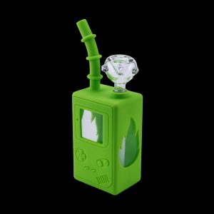 Cloud 8 Silicone & Glass Game Console Water Pipe
