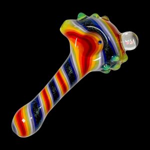 Crush Eye Candy Opal & Dichro Spiral Hand Pipe