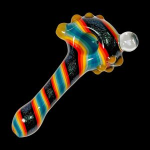 Crush Eye Candy Opal & Dichro Spiral Hand Pipe