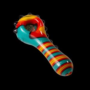 Crush Crayon Twists Pipe w/ Screen & Black Dots
