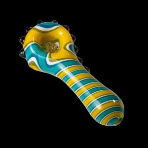 Crush Crayon Twists Pipe w/ Screen & Black Dots