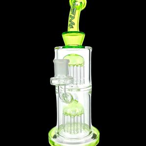 AFM Glass Double Tower Tree Colored Glass Water Pipe