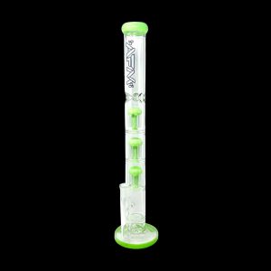AFM Glass Ripper Triple Tree Perc Glass Straight Tube Bong