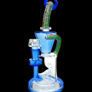 AFM Glass Drain Recycler Reversal Inline Water Pipe