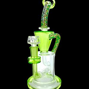 AFM Glass Drain Recycler Reversal Inline Water Pipe