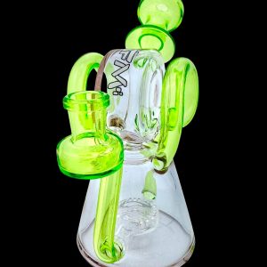 AFM Glass Double Ram Glass Recycler Water Pipe