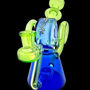 AFM Glass Double Ram Glass Recycler Water Pipe