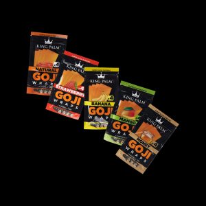 King Palm Goji Berry Wraps - Mixed Bundle 5 Packs of 4 Wraps