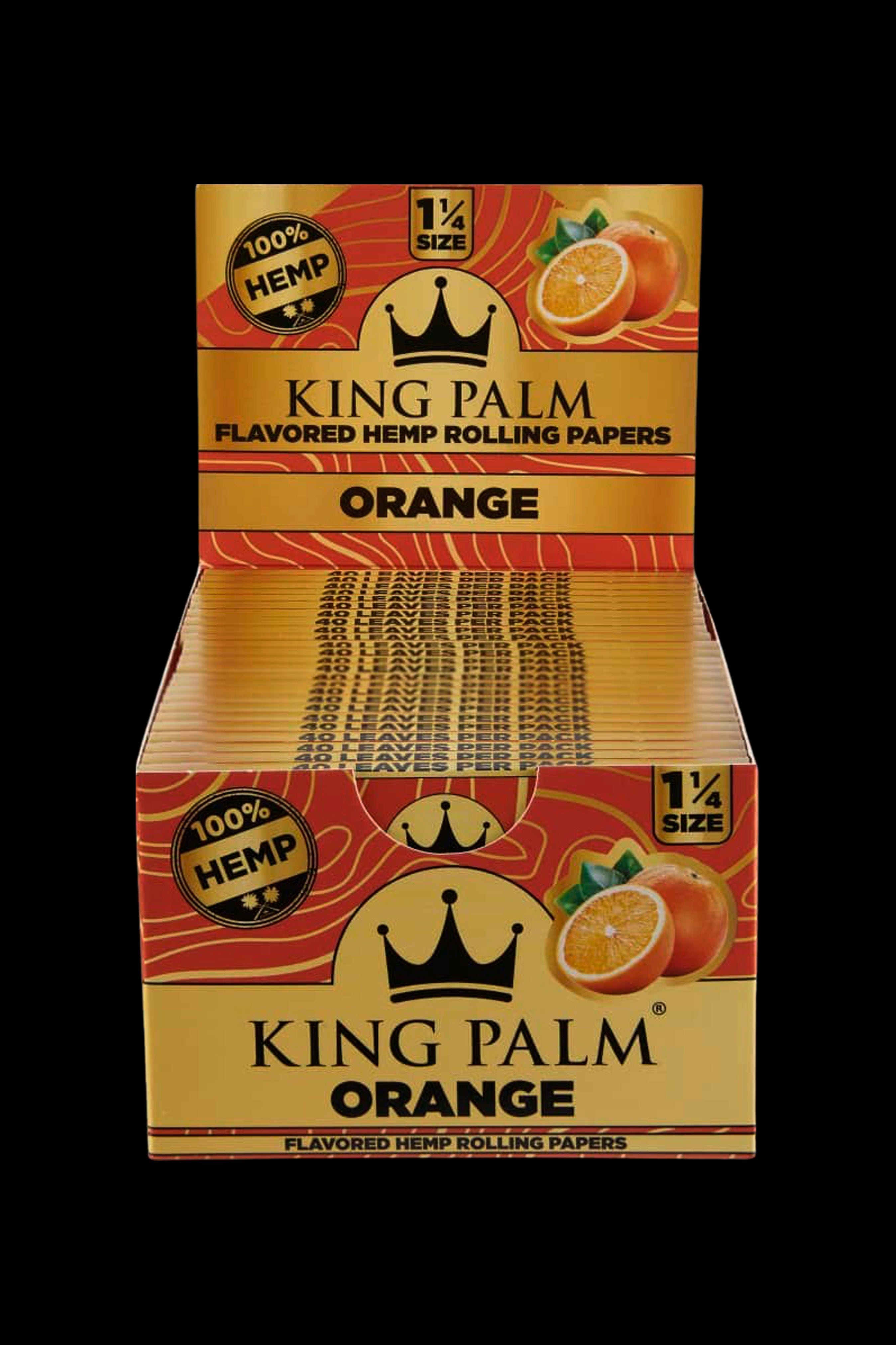 King Palm Flavored Hemp Rolling Papers 50ct Display 1 Size