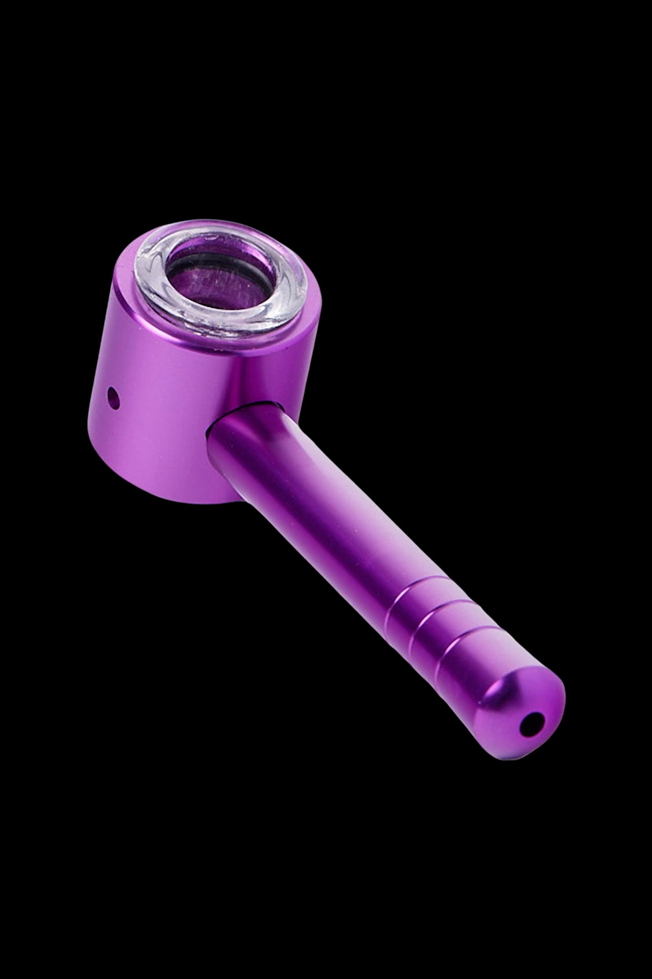 Cheech Glass Metal Pipe w/ Glass Bowl