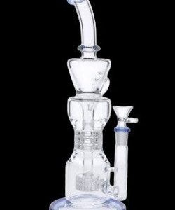 Beaker Water Pipe w/ Bowl & Quartz Banger