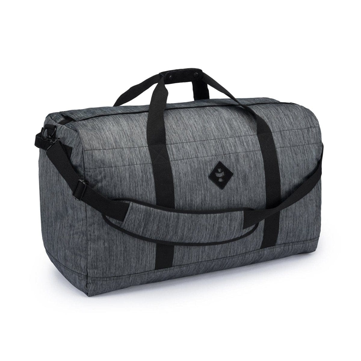 revelry supply smell proof bags striped dark grey the continental smell proof large duffle 951462524