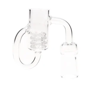 14MM Female All Quartz Dropdown Clear Banger By Got Nail