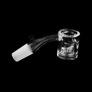Honeybee Herb Honey Chamber Quartz Banger - Yellow Line