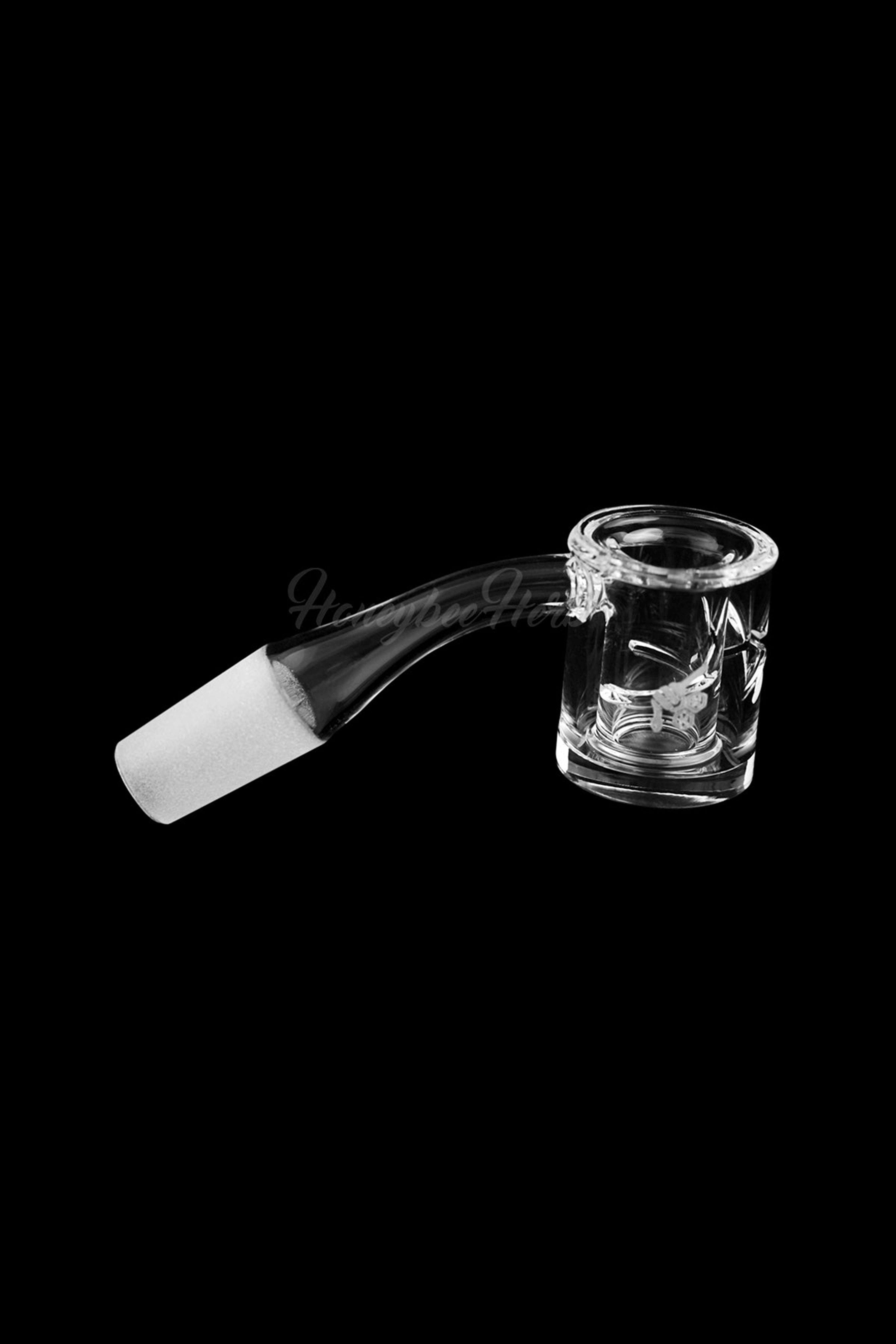 Honeybee Herb Honey Chamber Quartz Banger - Yellow Line