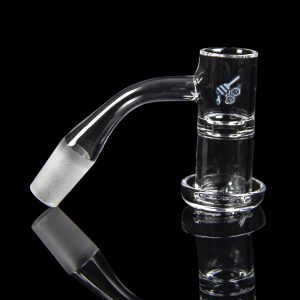 Honeybee Herb Honeysuckle XL Quartz Banger - Yellow Line