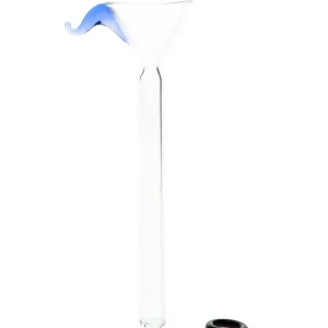 Blue 3" Rubber Seal Male Downstem Bowl