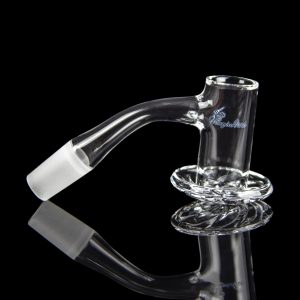 Honeybee Herb Beehive Quartz Banger - Black Line