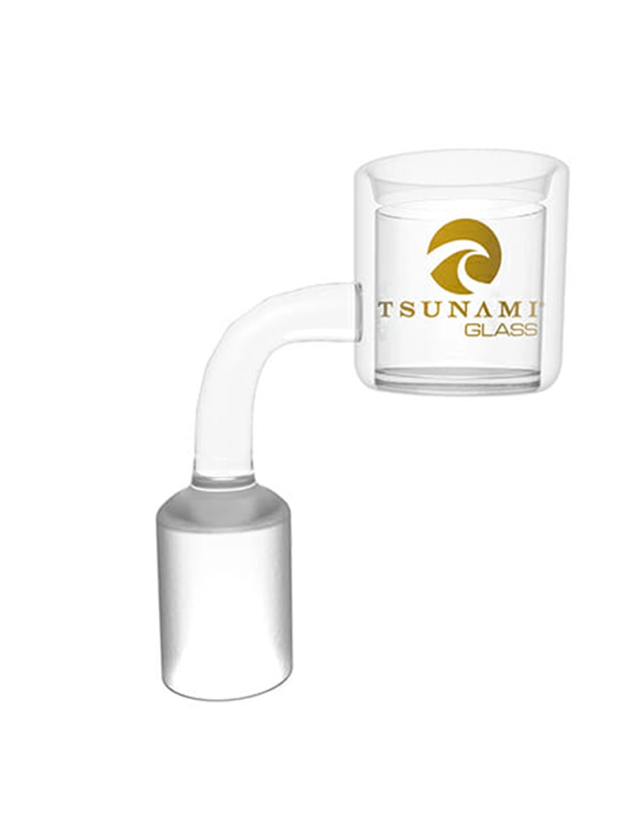 Tsunami Clear Thermal Quartz Banger with Carb Cap 14MM Female
