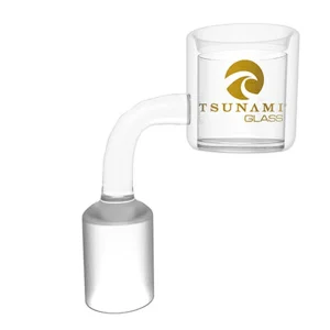 Tsunami Clear Thermal Quartz Banger with Carb Cap 18MM Female
